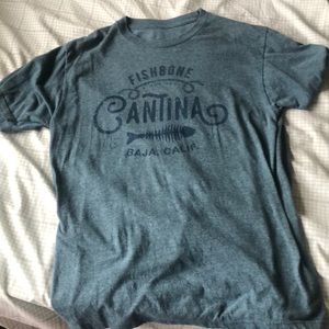 Blue graphic t-shirt